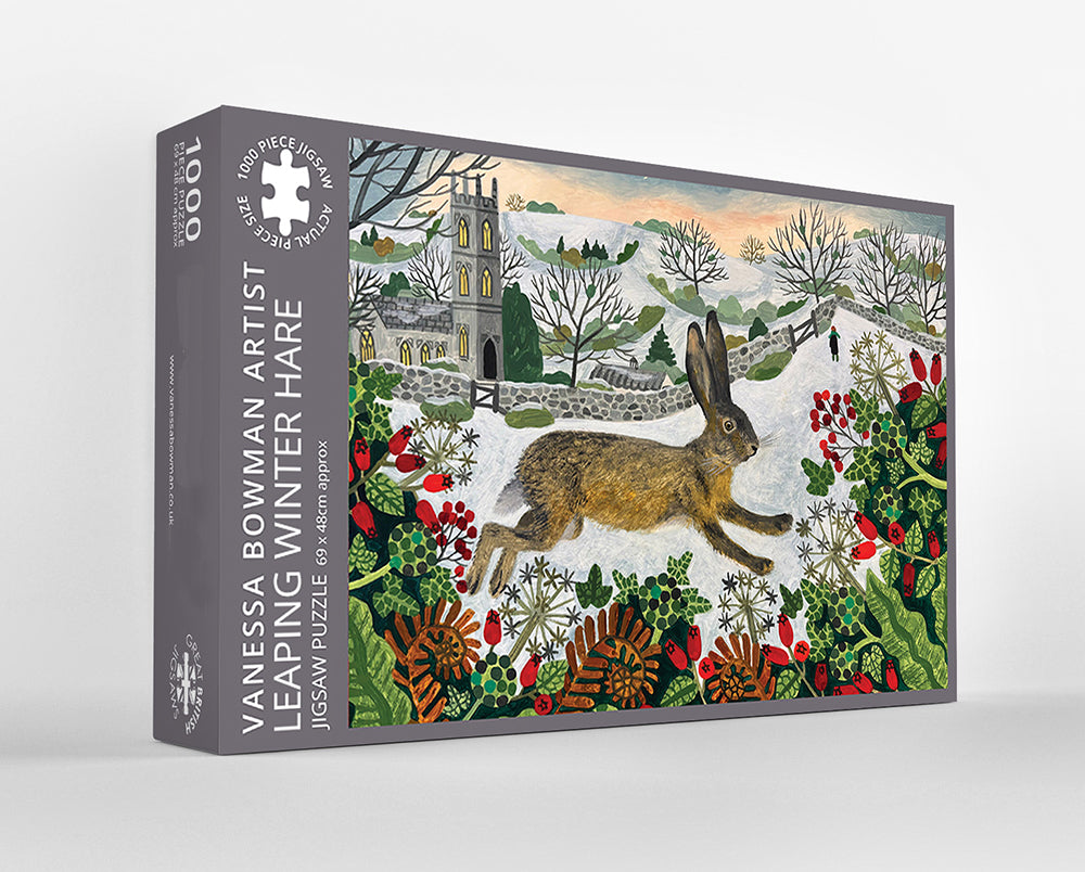 Jigsaw – Leaping Winter Hare