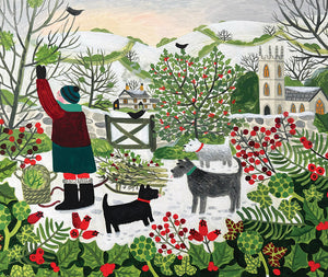 Christmas in the Village cards – pack of eight