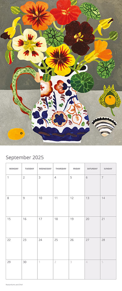 2025 Still Life Wall Calendar