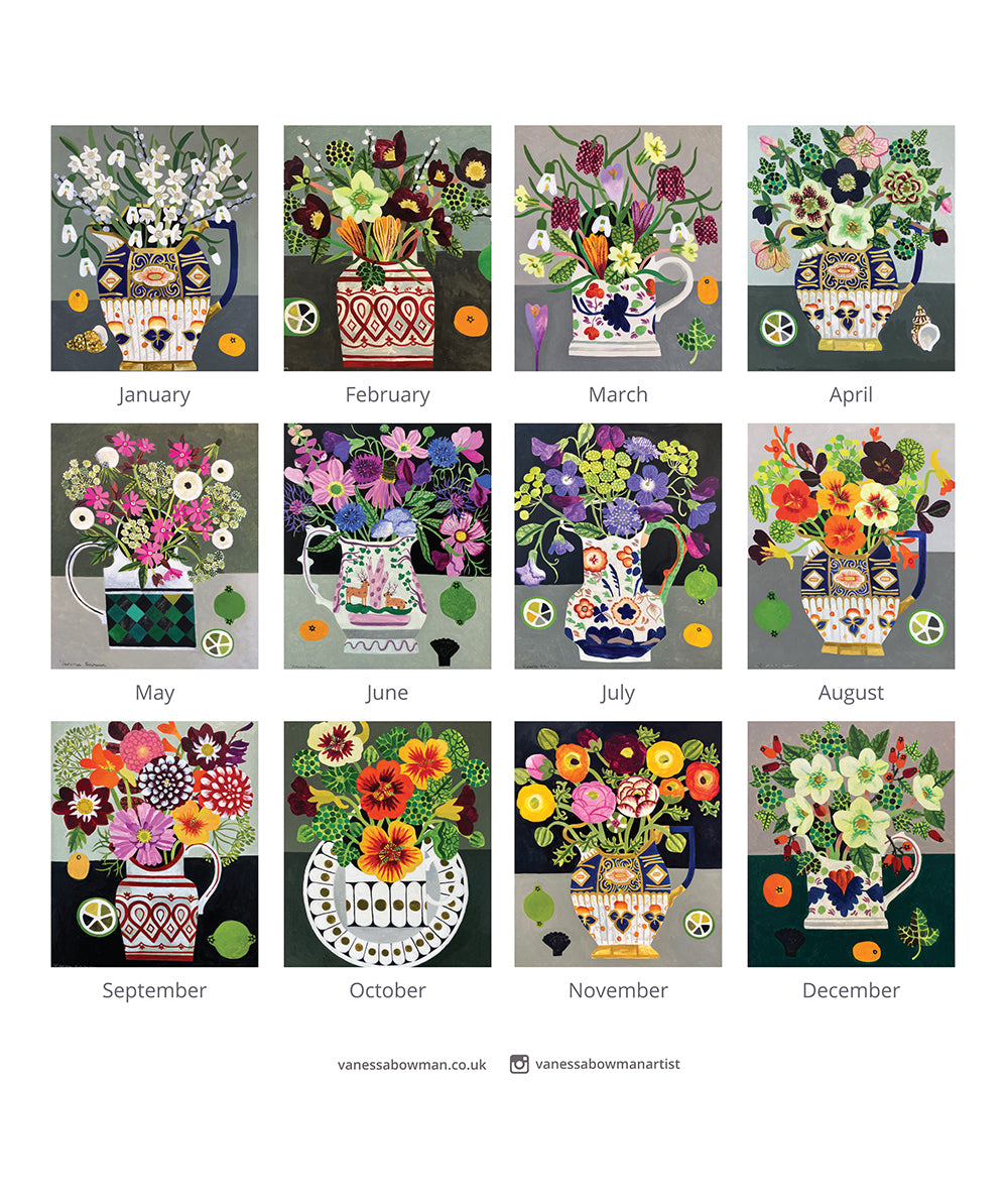 2026 Still Life Wall Calendar