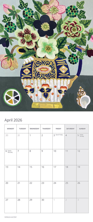 2026 Still Life Wall Calendar