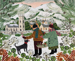 Christmas in the Village cards – pack of eight